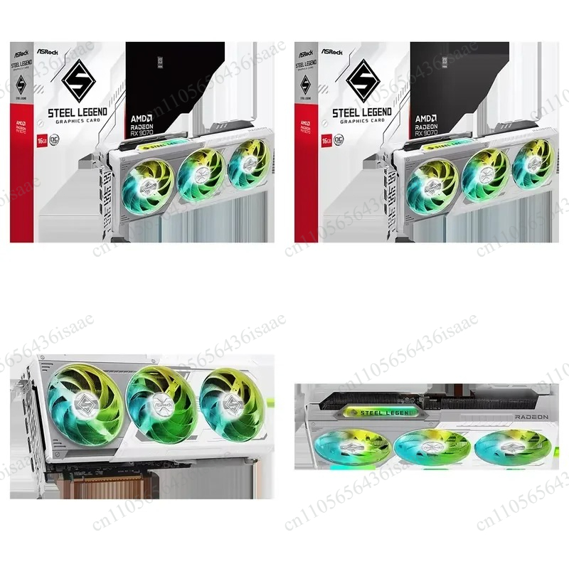 Triple Fan Gaming Graphics Card 16Gb - การ์ดกราฟิก Radeon RX 9070 XT 16GB