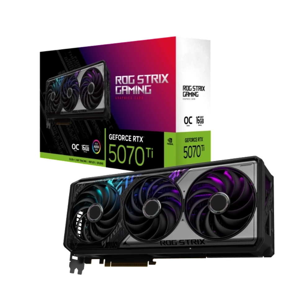 Triple Fan Gaming Graphics Card 16Gb - การ์ดจอเกมมิ่ง ROG Strix GeForce RTX 5070
