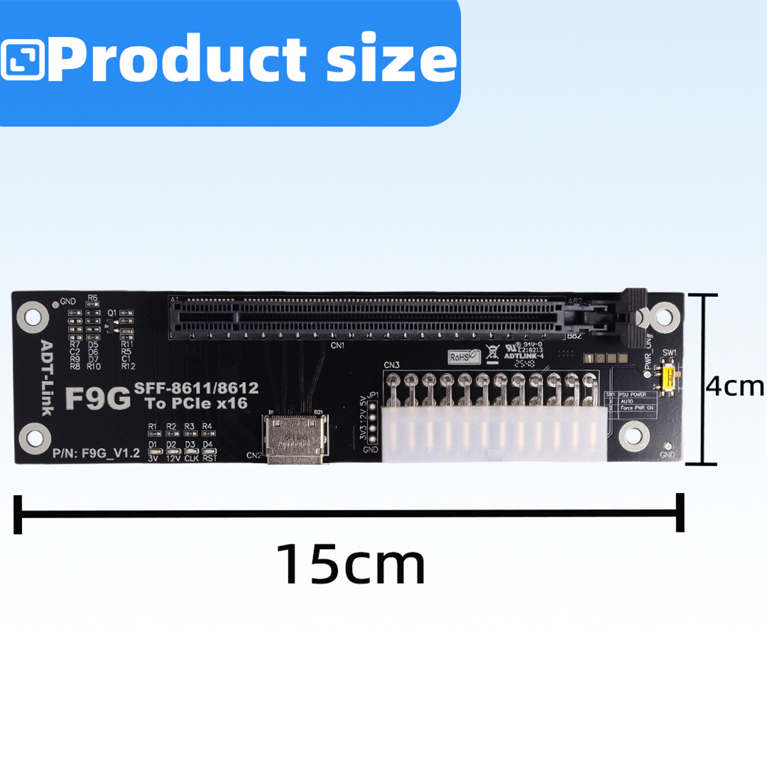 อะแดปเตอร์ขยายการ์ดจอภายนอก eG - Oculink Egpu Dock Graphics Card บทวิจารณ์และราคา